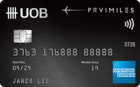 UOB PRVI Miles American Express Card image