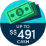 S$15,000 Holiday + S$430 Cash + $61 SG61 Bonus