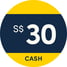 S$30 Cash via PayNow