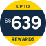 Get $300 Cash or 4,500 SmartPoints