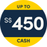 Up to S$450 CASH + Halloween Ghostly Gifts