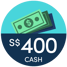 Get S$400 Cash or 6,140 SmartPoints