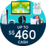 Get S$460 CASH + Mysterious Ghost Gifts