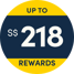 Get up to $218 Rewards
