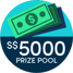 $400 Cash + get extra cash from S$5k pool